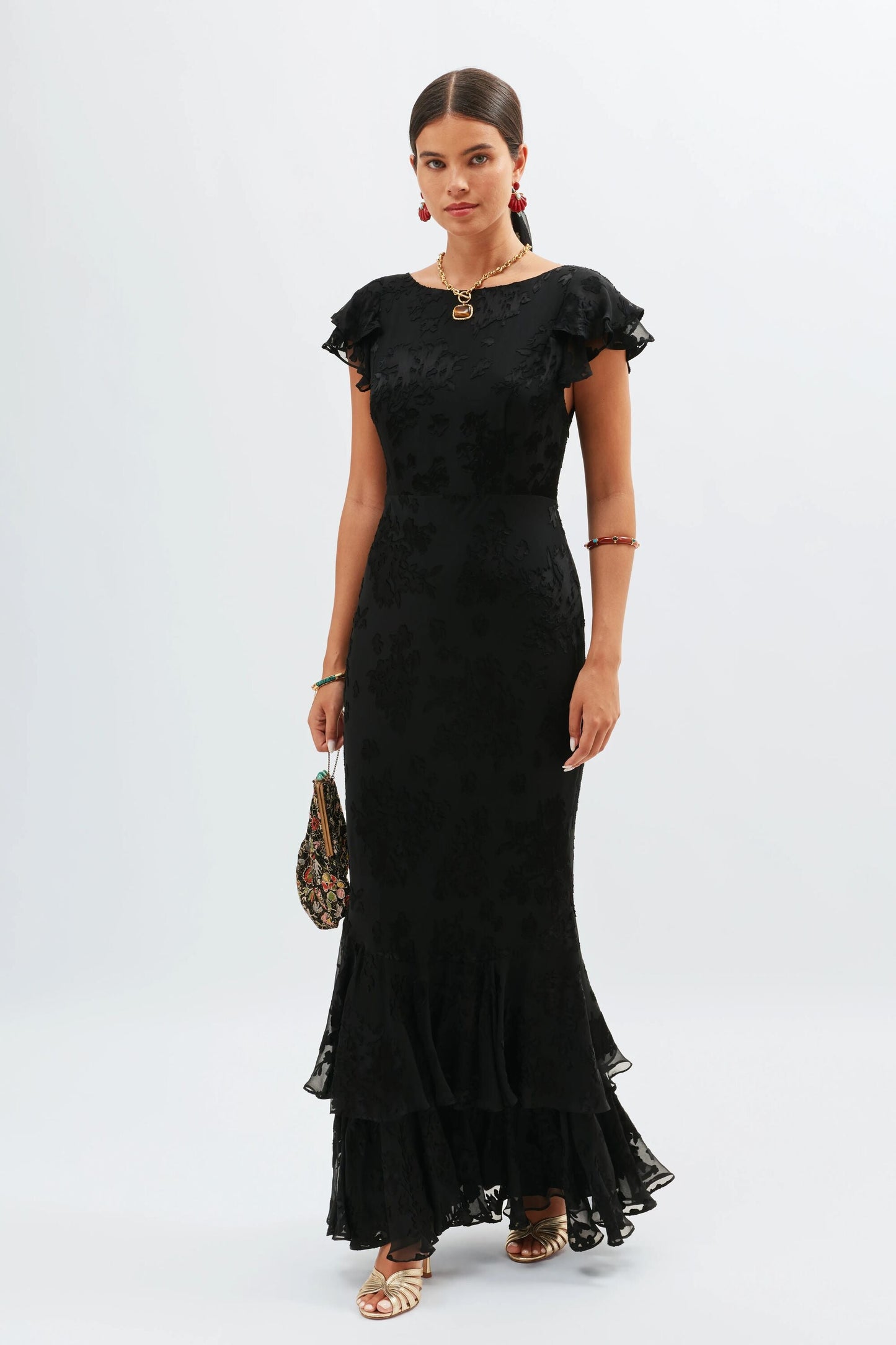 Ordinia  -  Bouquet Devore Black