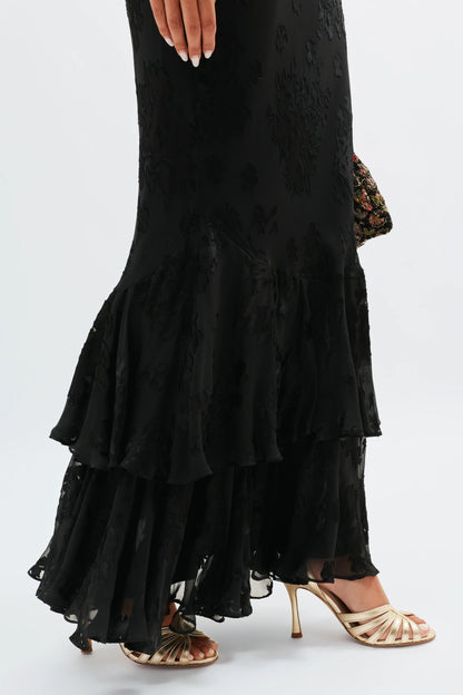 Ordinia  -  Bouquet Devore Black