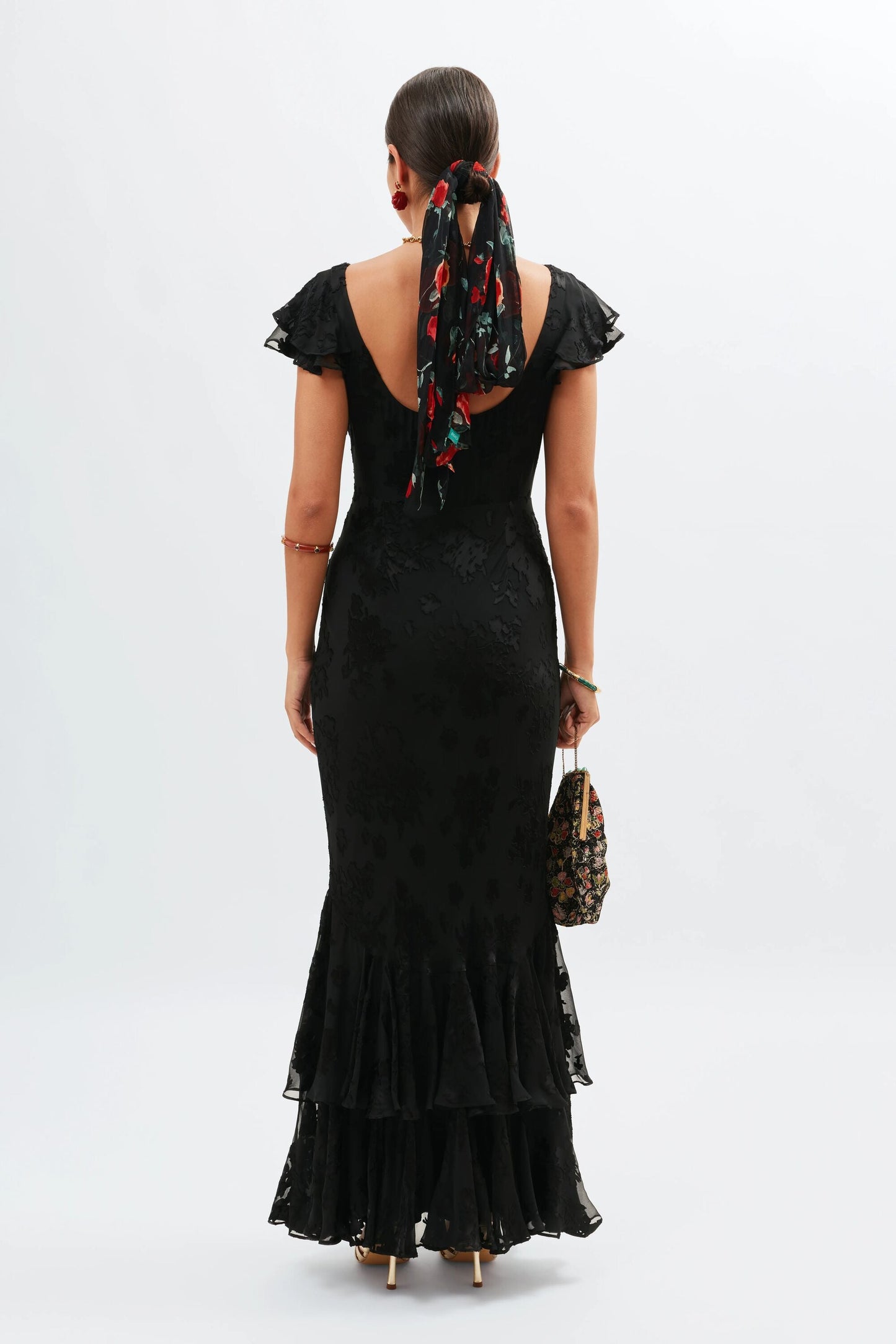 Ordinia  -  Bouquet Devore Black