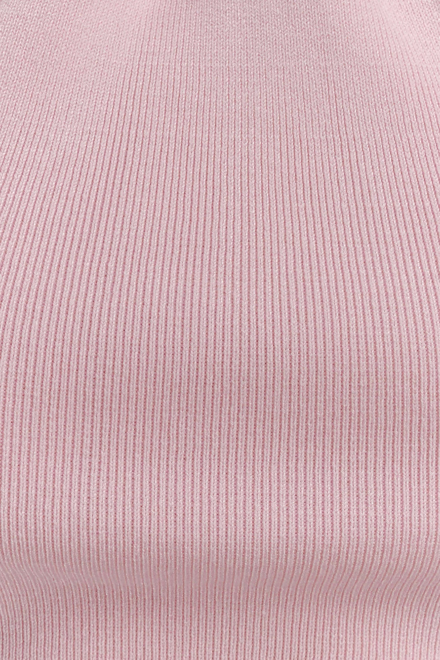 Angelika Twist Front Knit Top - Baby Pink