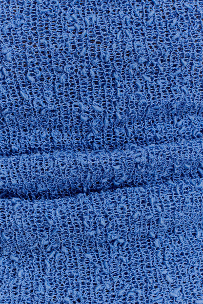 Marisol Off Shoulder Boucle Mini Dress - Periwinkle