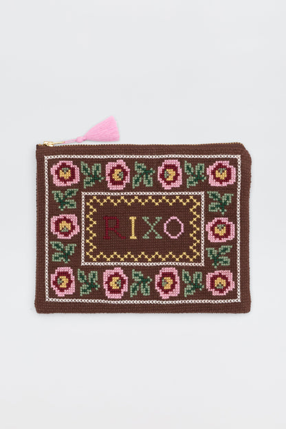 Beau  -  Rosalia Cross Stitch Embroidery Brown