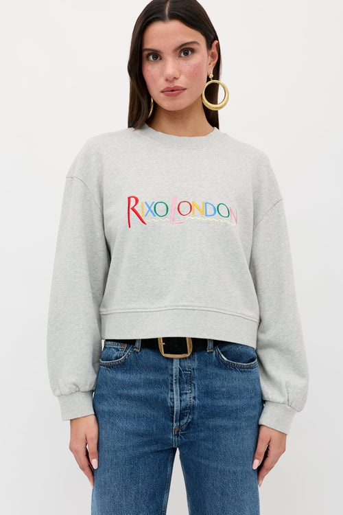 Jetta  -  London Embroidery Grey