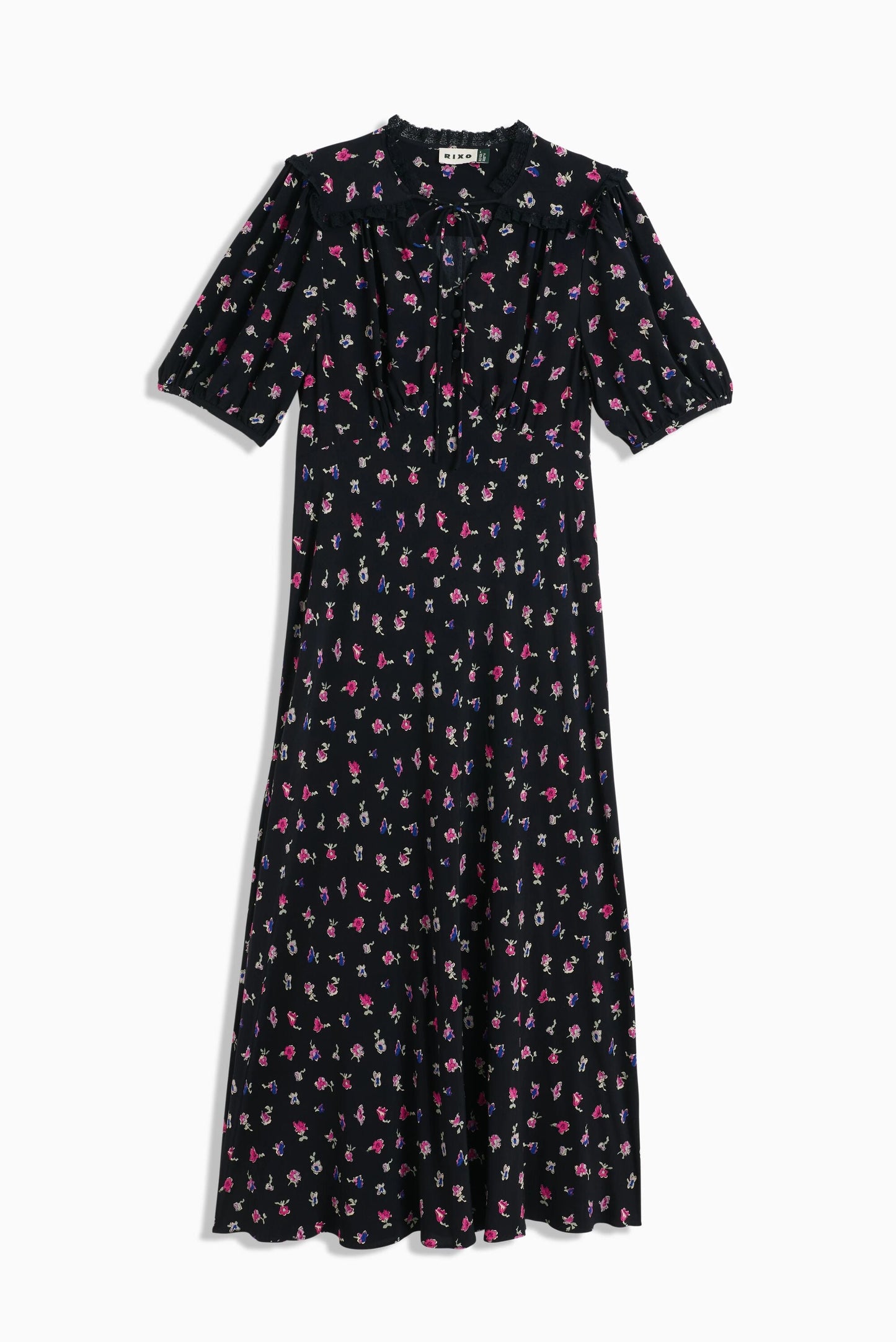 Gwen  -  French Ditsy Black