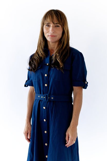 Indra Belted Maxi Dress
