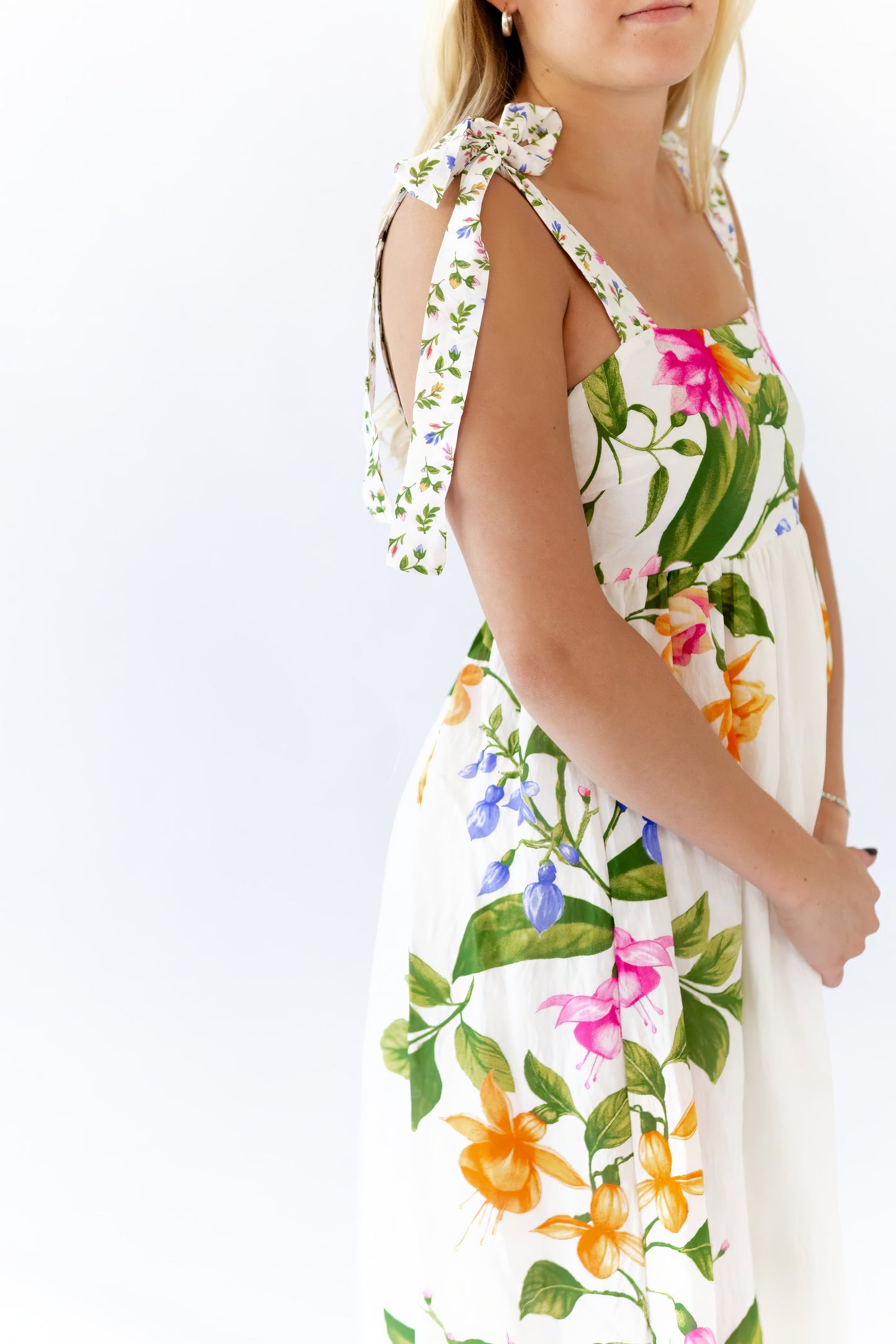 Liesel Mixed Print Maxi Dress