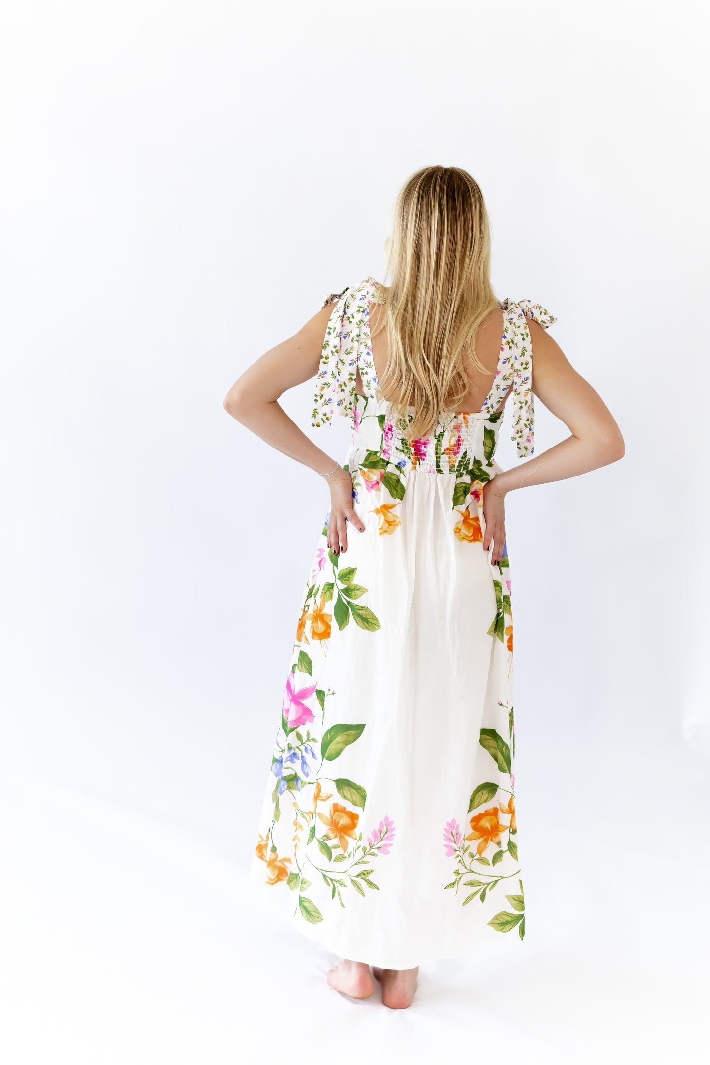 Liesel Mixed Print Maxi Dress