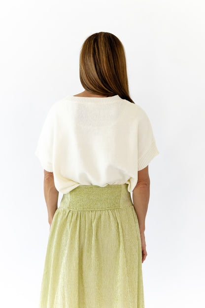 Citrus Peel Knit Top