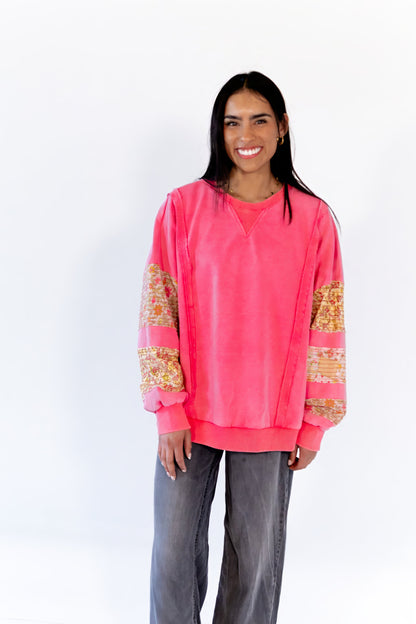 Angie Patchwork Pullover