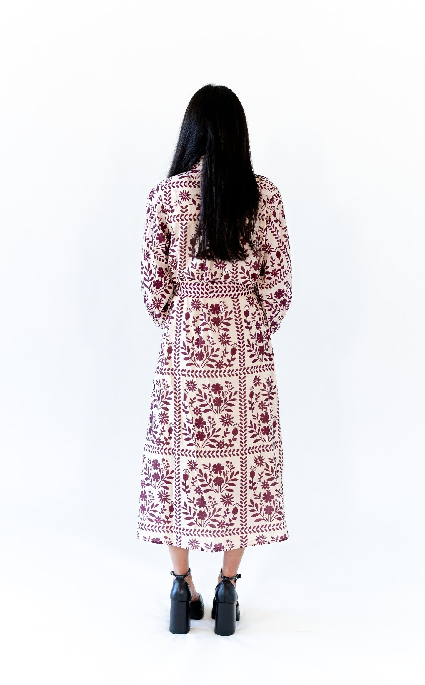 Scottie Floral Shirt Dress