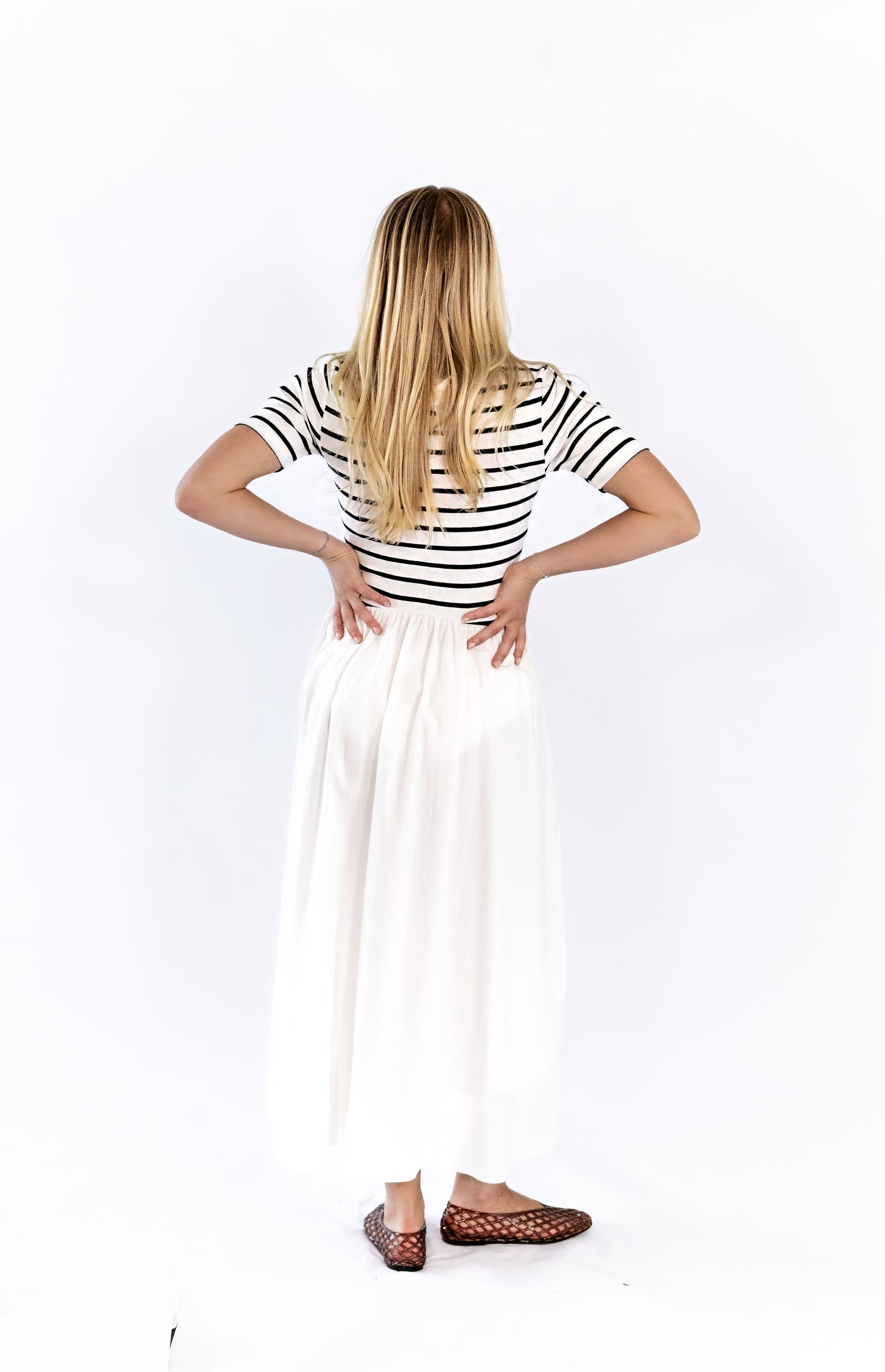 Alicia Woven Midi Dress