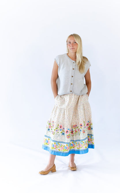 Mila Floral Midi Skirt ⭐︎ Restocked