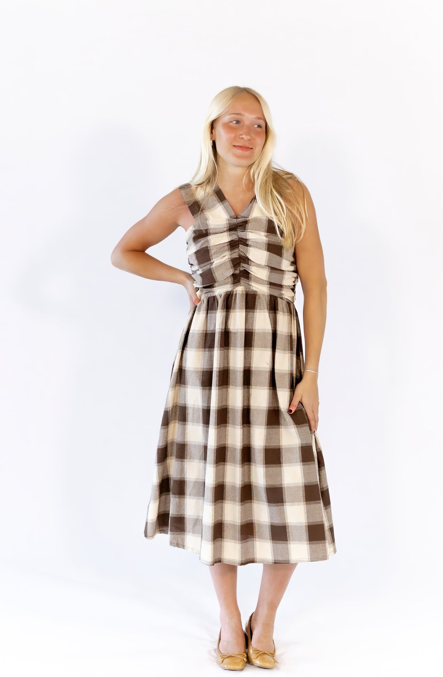 Carson Bow Detail Dress