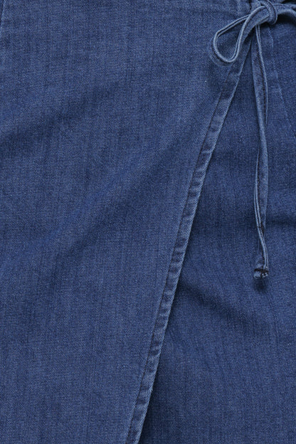 Siena Wrap Skirt - Denim Wash