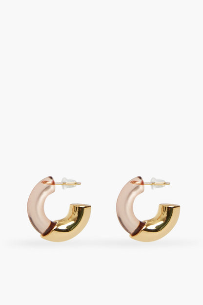 Caramel Infinity Hoops