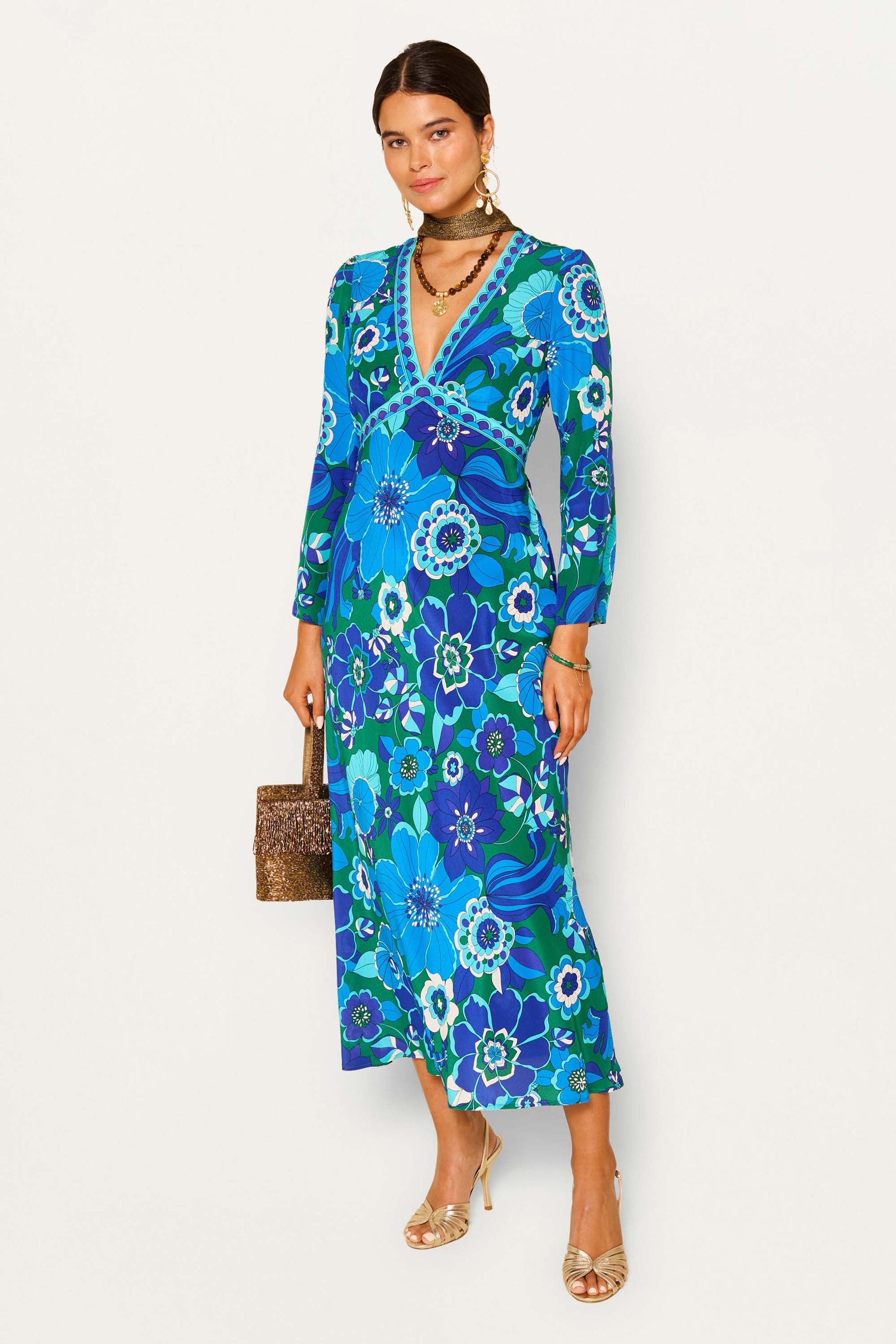 tania - miami floral emerald