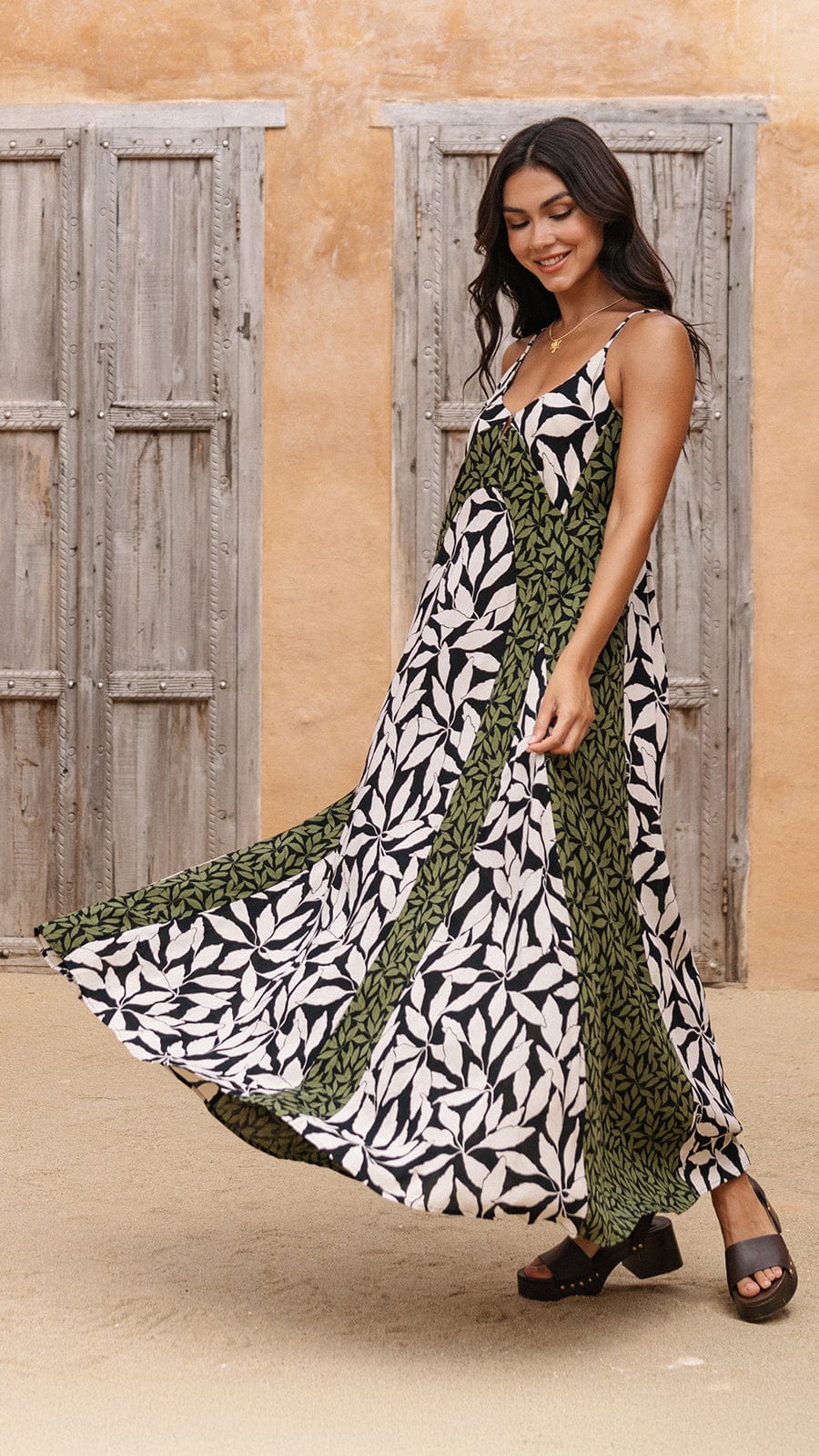 Bodrum Maxi Dress - Petals