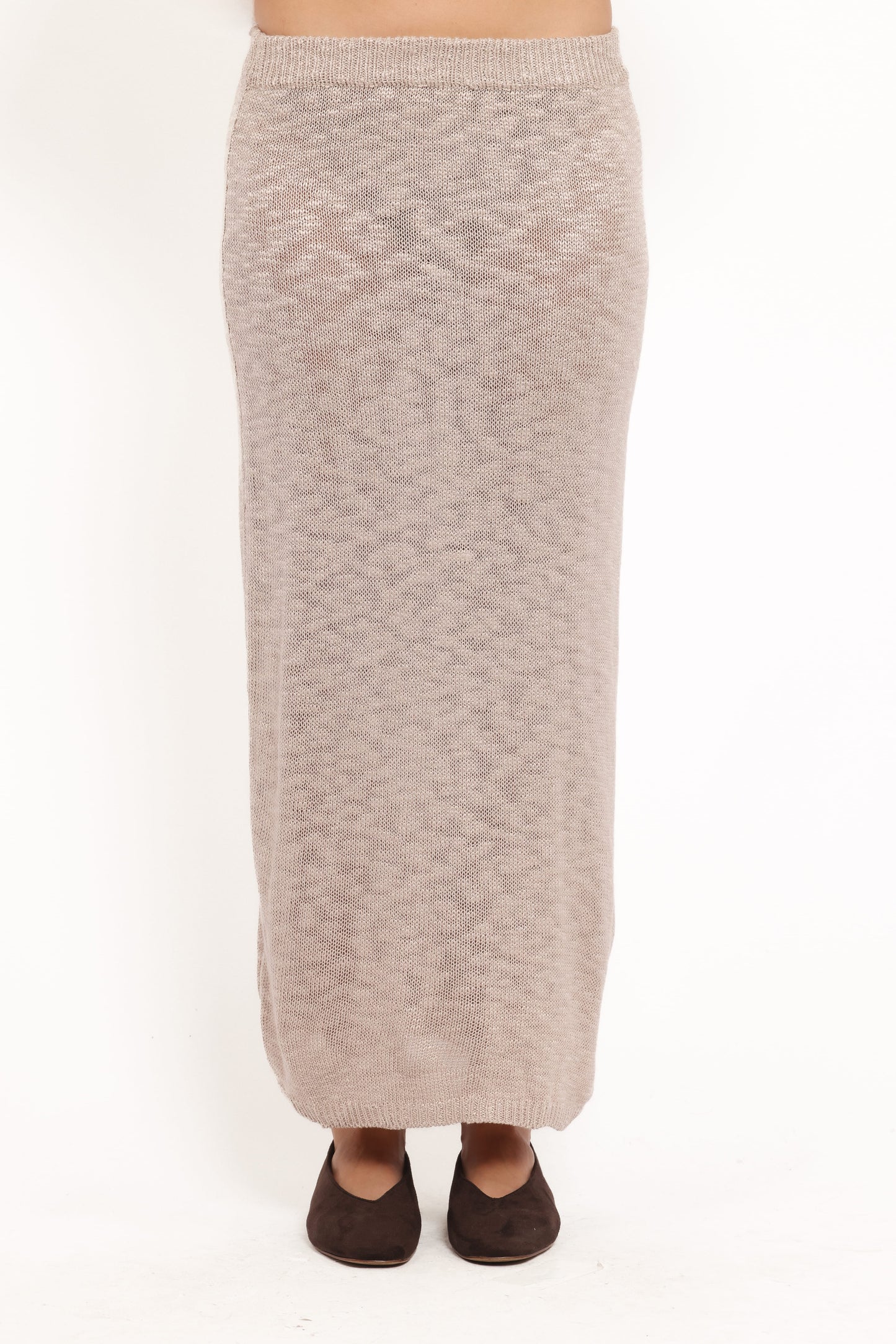 Indya Knit Skirt - Oatmeal