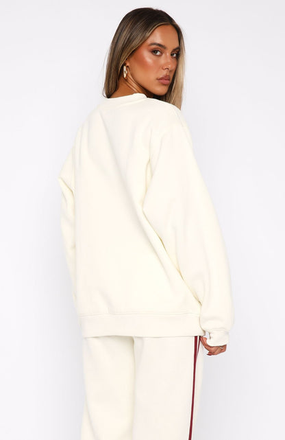 11th Street Concrete Jungle Oversized Sweater Cake Batter