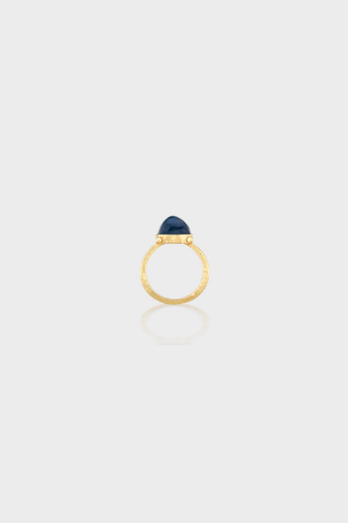 Blue Labradorite Mystic Eye Gem Ring